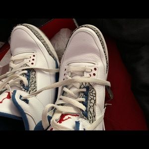 Jordan true blue 3’s, size 11.5